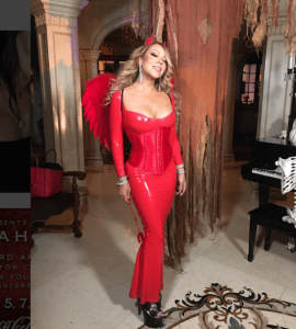 Mariah Carey devil halloween 2016