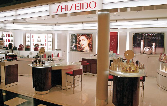 A Shiseido outpost at Bloomingdale's.