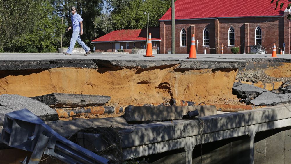 Retailers are assessing damage from Hurricane Matthew.