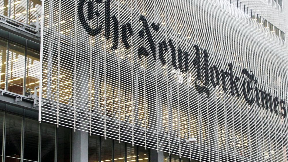 New York Times building Manhattan