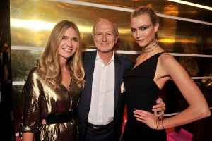 Sophie and Jean-Paul Agon, and Karlie Kloss