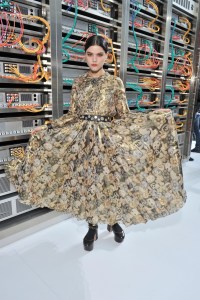Stephanie Sokolinski aka Soko front row chanel spring 2017