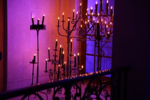 The set for Valentino after party