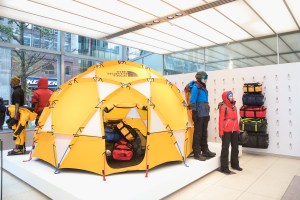 Inside The North Face global flagship on Fifth Avenue in New York.