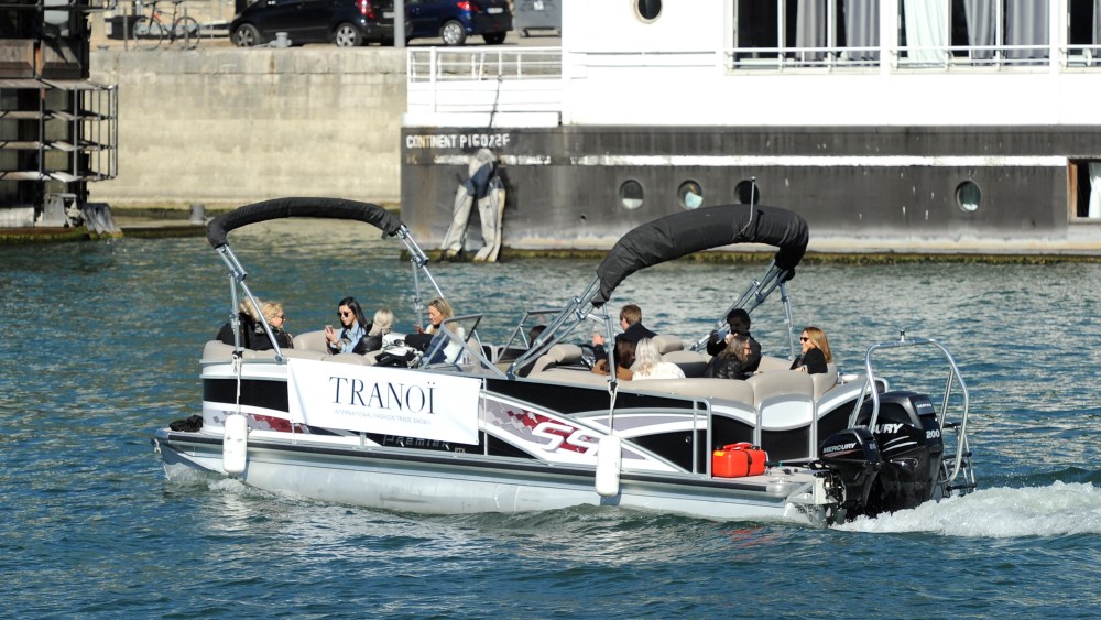 Avoiding Parisian traffic on the Tranoi shuttleboat