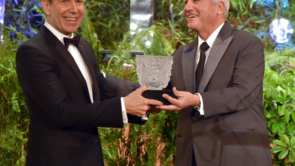 Jeff Koons and Jean-Paul Agon Honored by Alliance Française