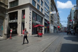 On the streets of Turkey.