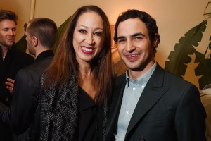 Pat Cleveland and Zac Posen