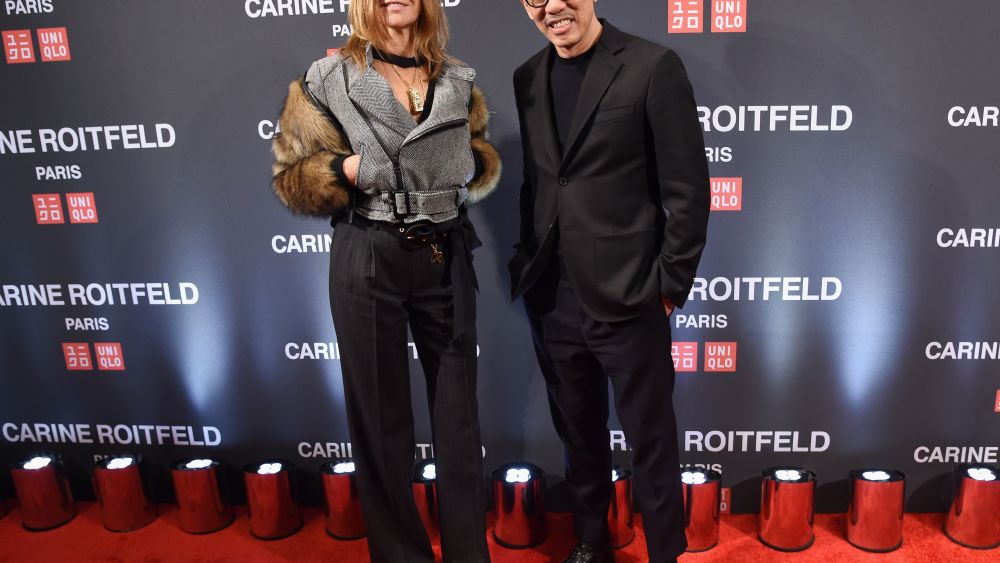 Carine Restoin-Roitfeld and Naoki Takizawa