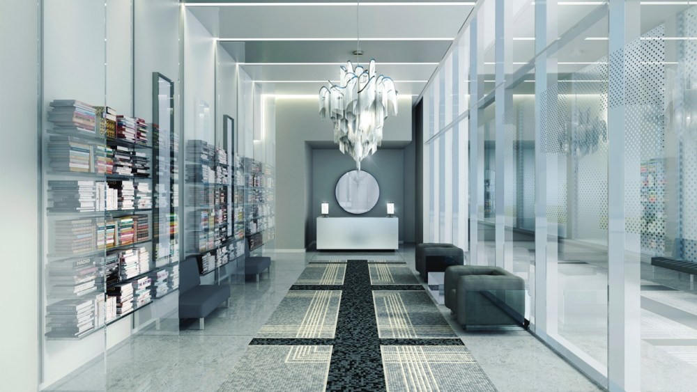 Karl Lagerfeld Finesses Lobbies for Art Shoppe Lofts + Condos