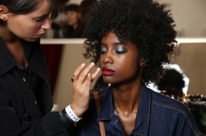 Backstage at Vanessa Seward RTW Spring 2017