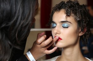 Backstage at Vanessa Seward RTW Spring 2017