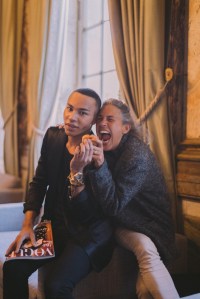 Olivier Rousteing and Isabel Marant