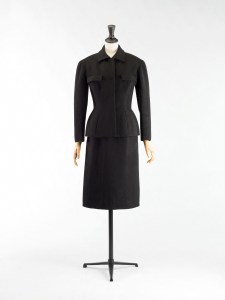 A Balenciaga jacket and skirt from 1952-53