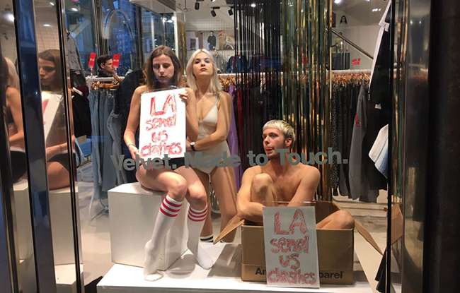 American Apparel workers in Germany have gone public to air their frustrations with corporate headquarters. Courtesy Photo
