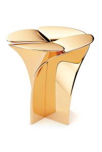 Is your Airbnb less luxe than you’d hoped for? Spruce up your space with a selection of Louis Vuitton foldable travel accessories. The latest ad- dition to its Objets Nomades collection is a stool by Tokujin Yoshioka and hanging fur cocoon by the Campana Brothers. The collection will be unveiled under the Design Miami tent and at the Louis Vuitton Miami Design District boutique.