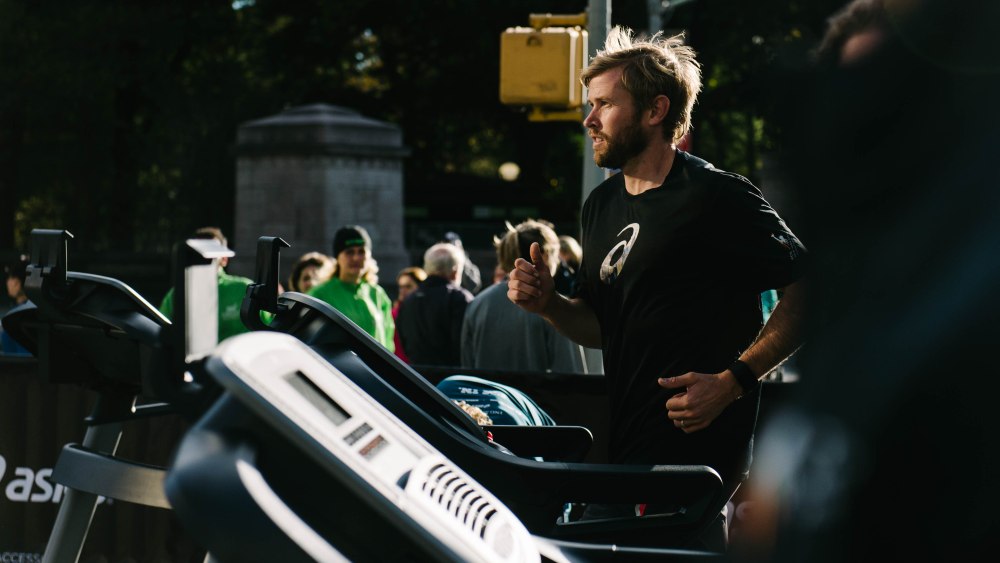 Asics is sponsoring the NYC Marathon.