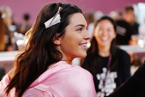kendall jenner Hair, Makeup and Backstage Beauty at the Victoria's Secret Fashion Show 2016 kendall jenner