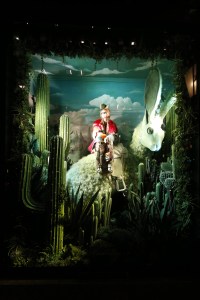 The holiday windows Bergdorf Goodman.