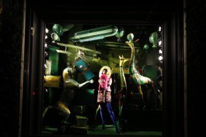 The holiday windows Bergdorf Goodman.
