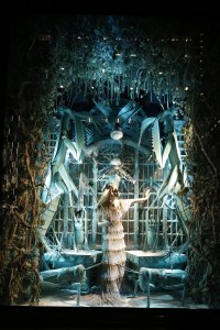The holiday windows at Bergdorf Goodman.