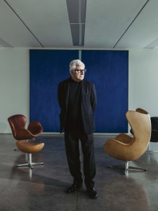 Patrizio Bertelli in his Milan headquarters.