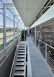 Prada’s footwear plants were designed by Bertelli’s go-to architect, Guido Canali, with employee well-being and reduced energy consumption top-of-mind.