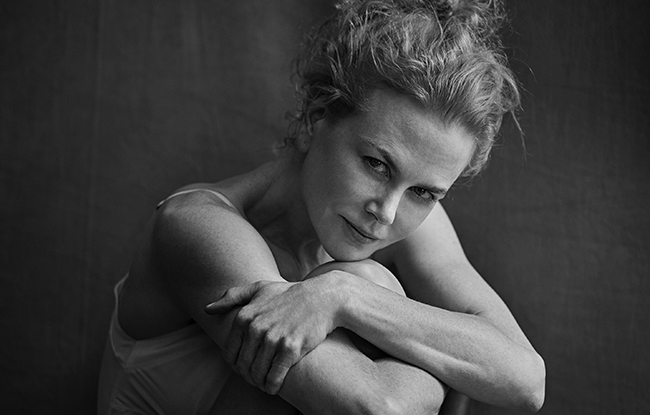 Nicole Kidman in the 2017 Pirelli Calendar, shot by Peter Lindbergh.