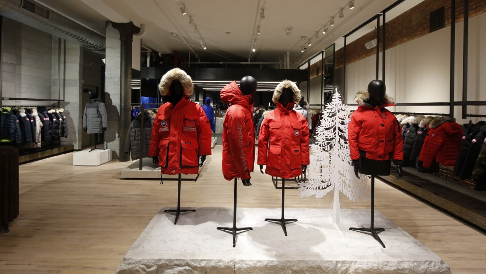 The Canada Goose store in Soho.