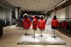 The Canada Goose store in Soho.