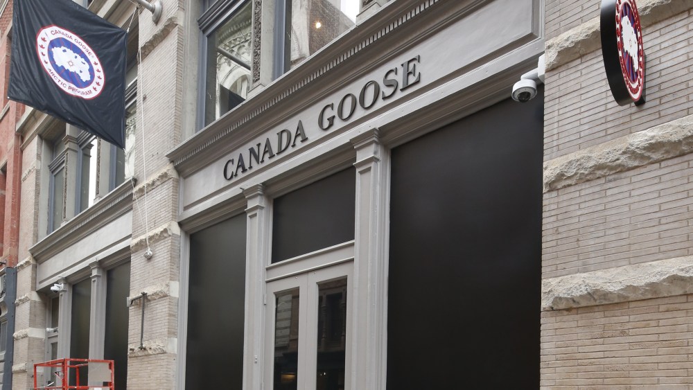 The Canada Goose store in Soho.