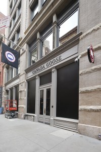 The Canada Goose store in Soho.