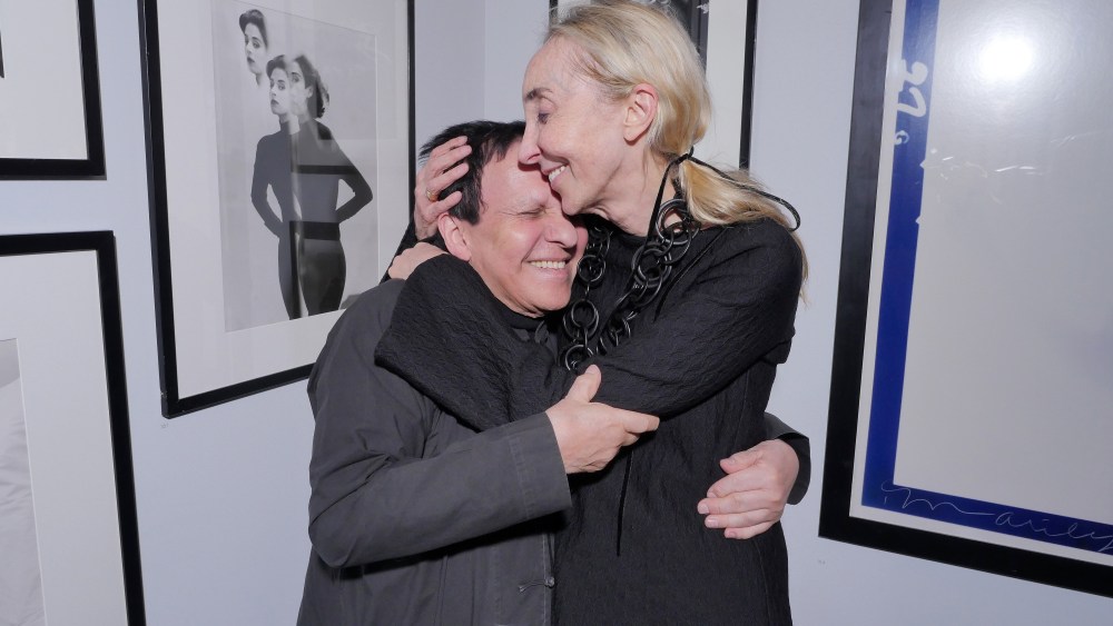 Azzedine Alaïa and Carla Sozzani