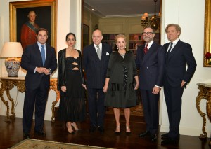Miguel Báez, Carolina Herrera de Báez, Reinaldo Herrera, Carolina Herrera, Ambassador James Costos and Michael Smith