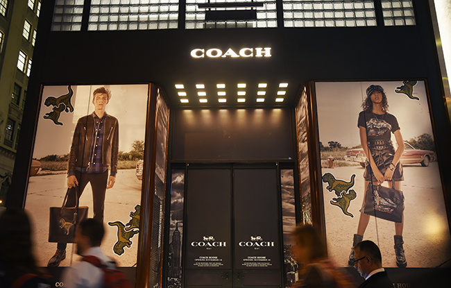 The 5th Avenue Coach store.