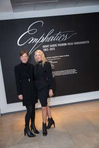 Dennita Sewell, the Jacquie Dorrance curator of fashion design for Phoenix Art Museum, and Karin Legato.