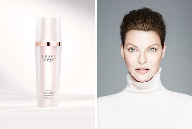 Linda Evangelista is the new creative director of skin care brand Erasa.
