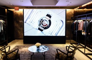 The atmosphere at the Fendi party.