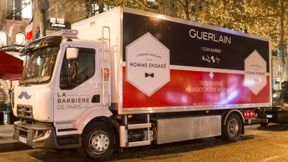 Guerlain Barber Truck - Movember 2016