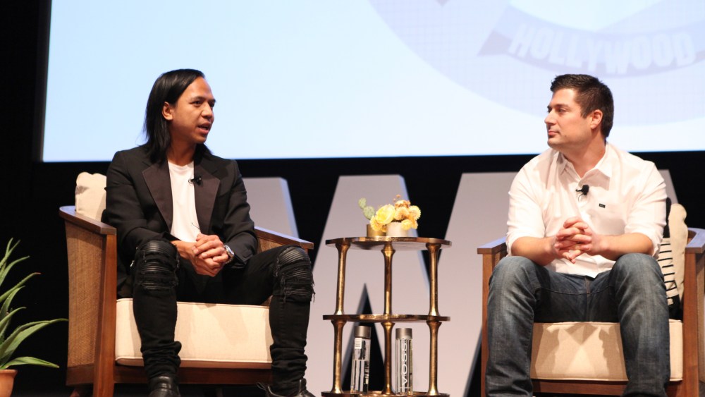 Revolve cofounders and co-chief executive officers Michael Mente and Mike Karanikolas
