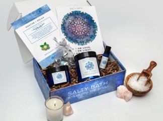 Salty Bath offers items to de-stress in a box.