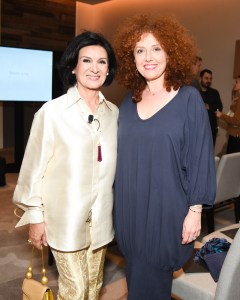 Paloma Picasso and Christina Monfredi