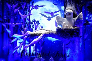 Lord & Taylor's "Enchanted Forest" holiday 2016 windows.