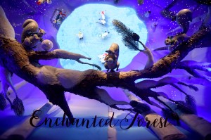 Lord & Taylor's "Enchanted Forest" holiday 2016 windows.