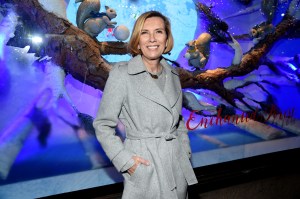 Liz Rodbell at the unveiling of Lord & Taylor's holiday windows.