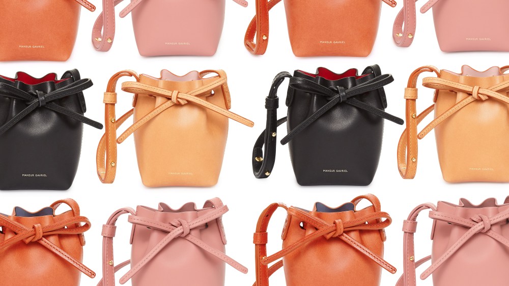 The baby bucket bag exclusive to Mansur Gavriel's forthcoming pop-up shop.