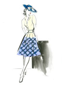 Alled costume sketch