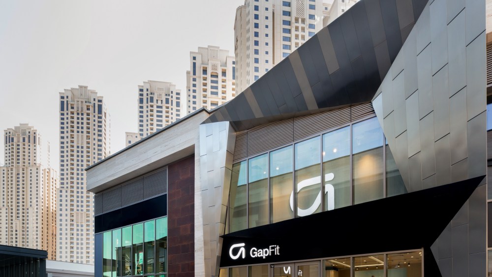 The GapFit boutique is located in The Beach complex in Dubai.