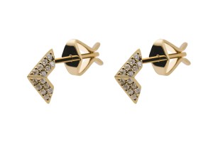 Miansai gold angular earring