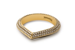 Miansai gold angular ring